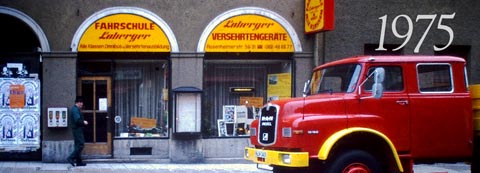 Fahrschule Laberger im Jahr 1975